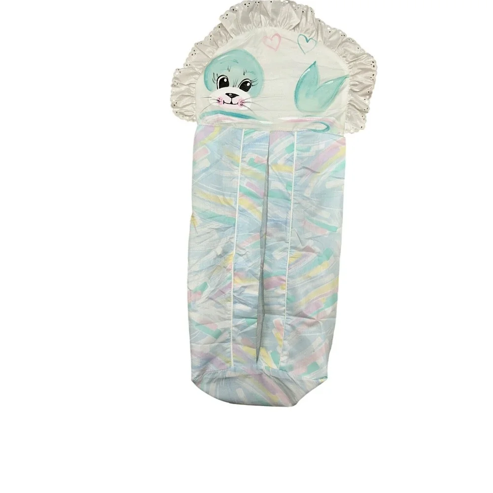 Vintage Diaper Holder‎ For Child's Nursery 80's/90's Funky Retro